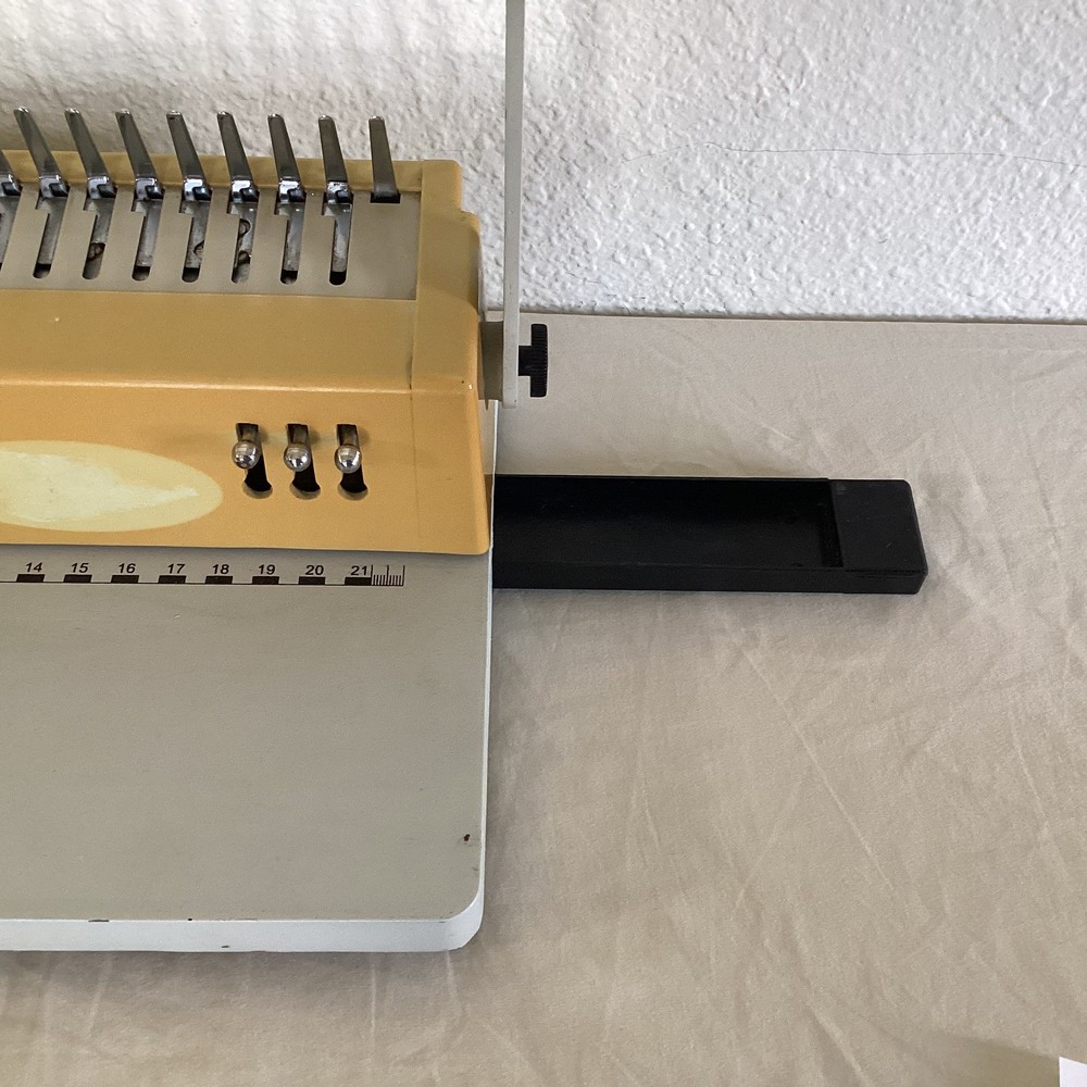 Offi-Bind Comb Punch and Binder Used Working