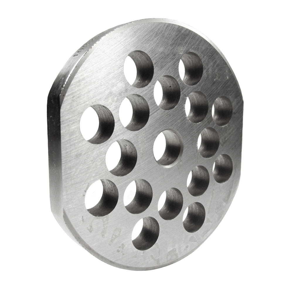 GRINDER PLATE #12 - 3/8 HOLE  W/ 2 FLAT EDGES