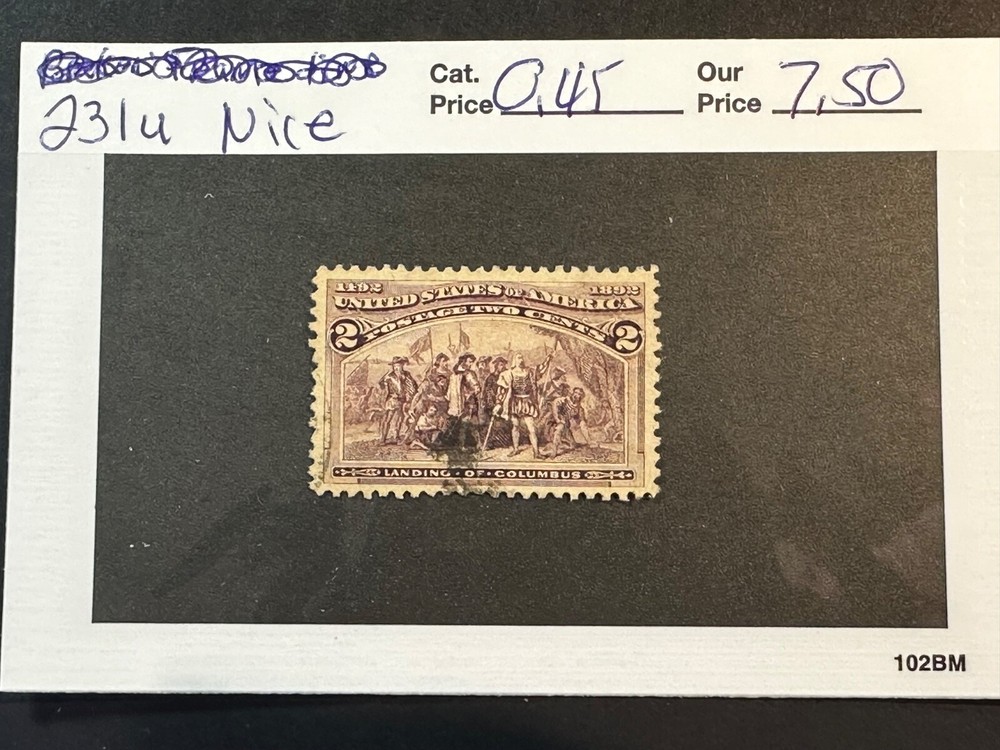 Scott # 231 Nice!  2024 Scott Catalogue Value $ 0.45