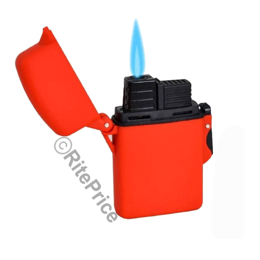 Eagle Classic Refillable Square Single Flame Torch Cigar Lighters PT113 (3 Pack)