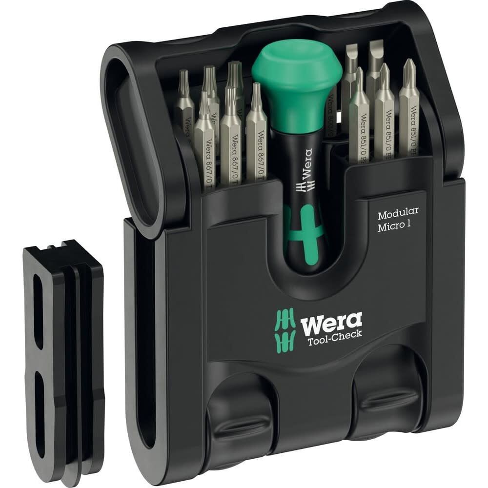 Wera Tools Tool-Check Modular Micro 1 Set, 21 Pieces
