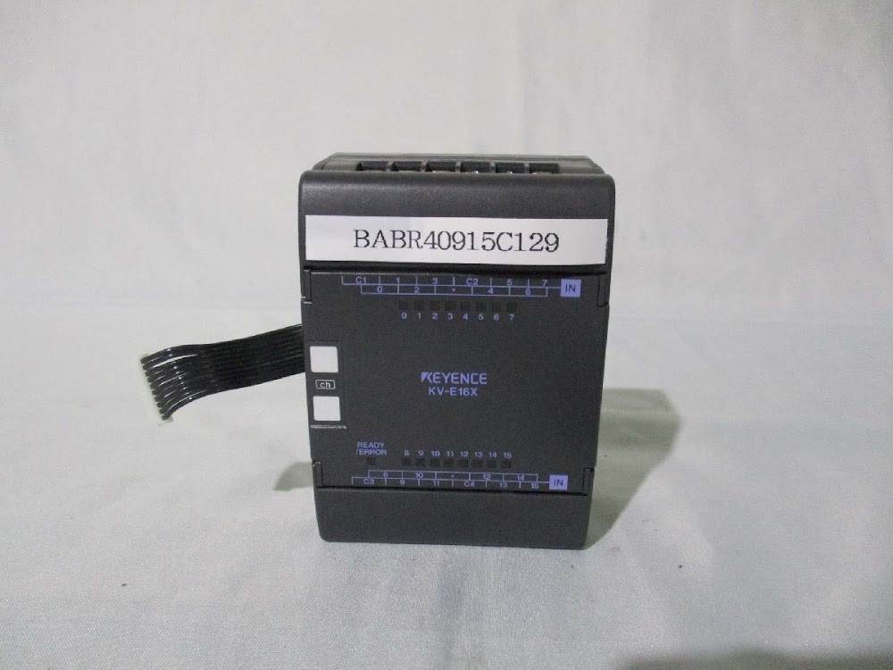 KEYENCE KV-E16X PLC with Built-in Display Function USED #9