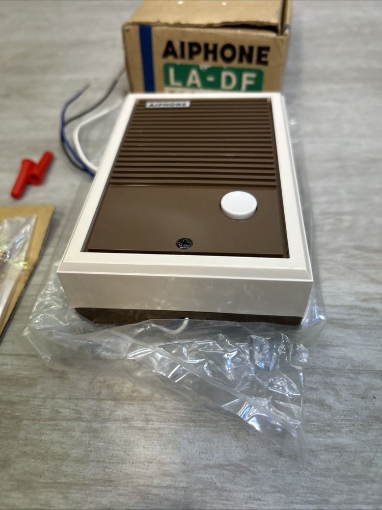 Aiphone LA-DF AUDIO INTERCOM SUBSTATION SYSTEM WEATHER RESISTANT WHITE BROWN