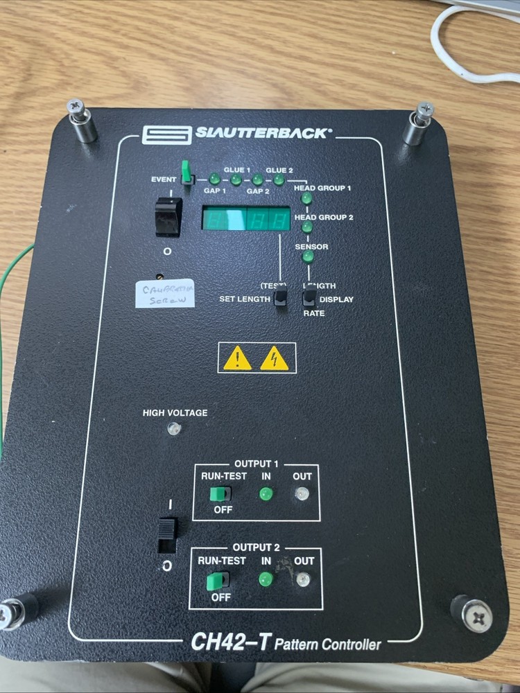Slautterback CH42-T HA1BE2VE  Glue Pattern Controller Assembly See Pics