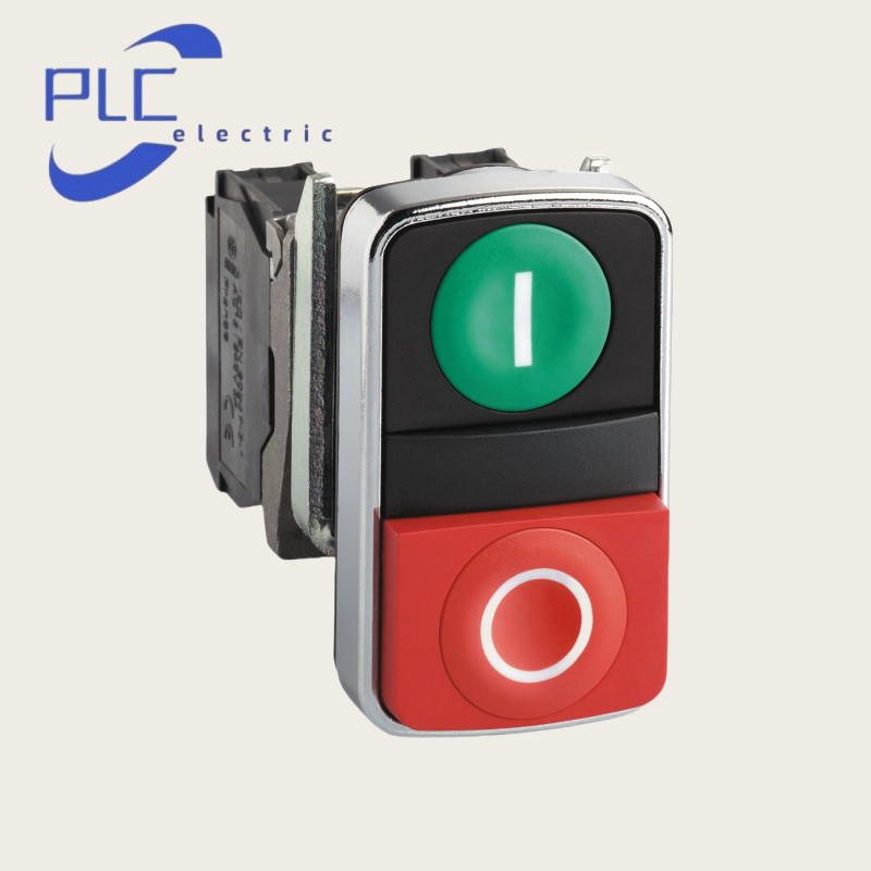 NEW Schneider XB4BL73415 Double headed pushbutton switch Fits Flush