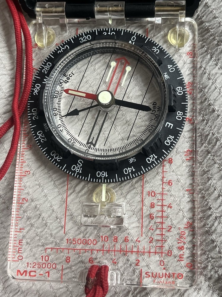 Suunto MC-1 Professional Mirror Quadrant Compass Precision Navigation Instrument