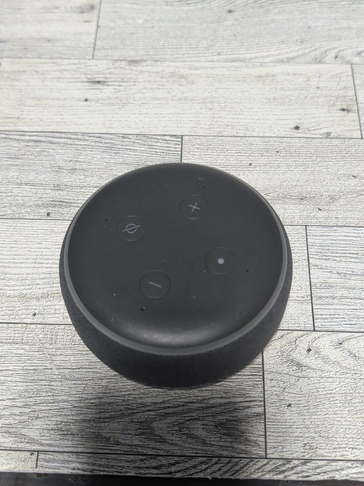 Amazon Echo Dot (3rd Generation) Smart Speaker Black Factory Reset Tested Works