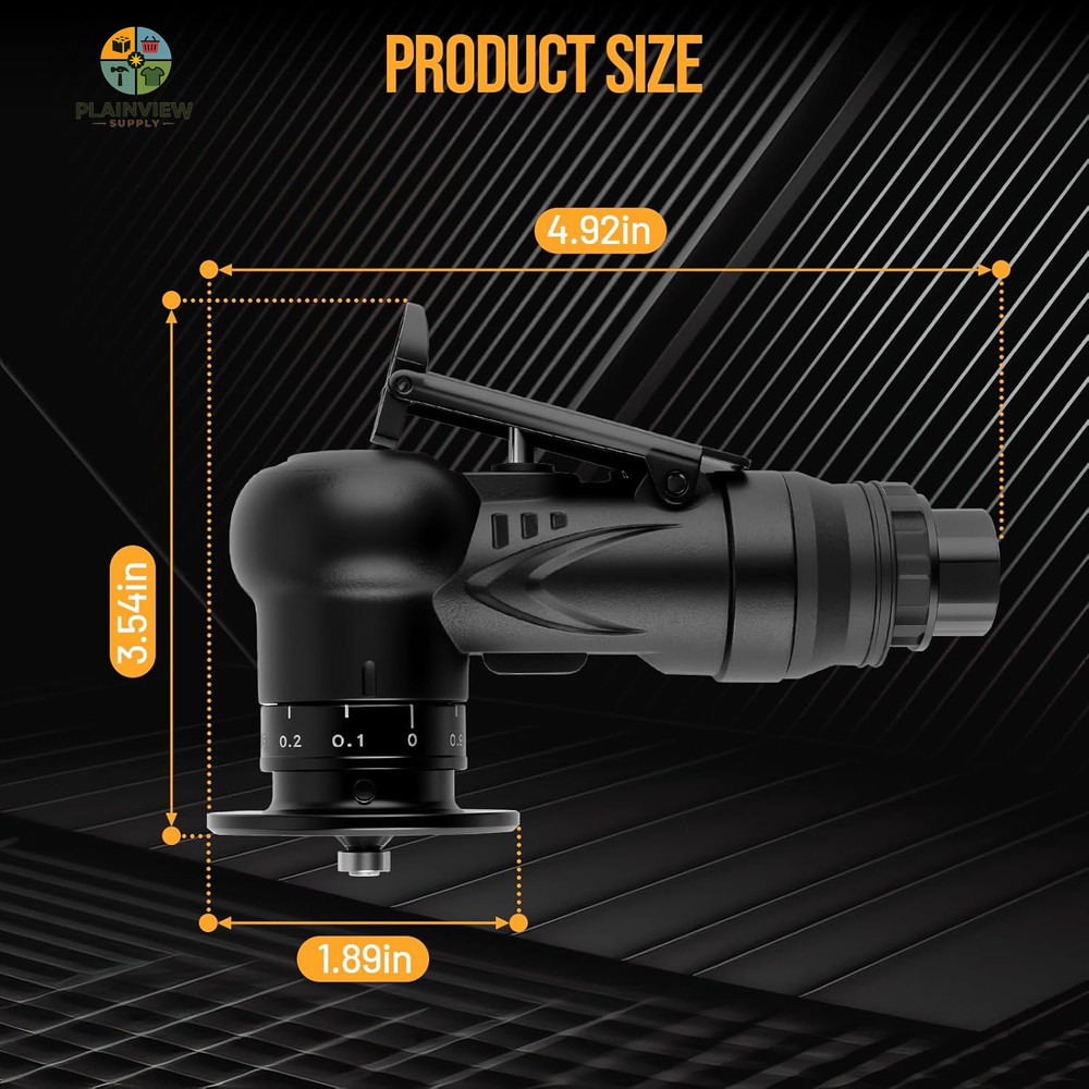 Pneumatic Chamfering Tool, Chamfer Tool with 6 C-Angle & 6 R-Angle Blades, Upgra