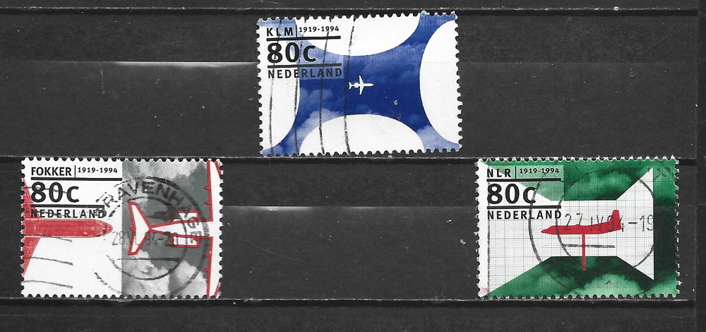 NETHERLANDS - 1994 Aviation  -  USED SET