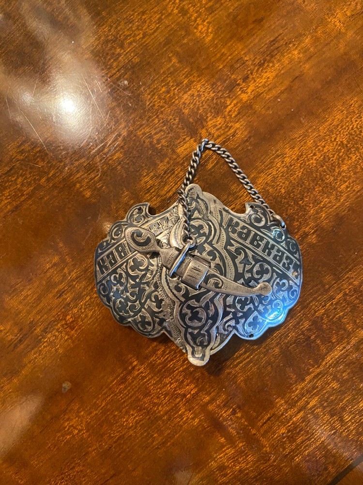 antique Russian silver 84 buckle