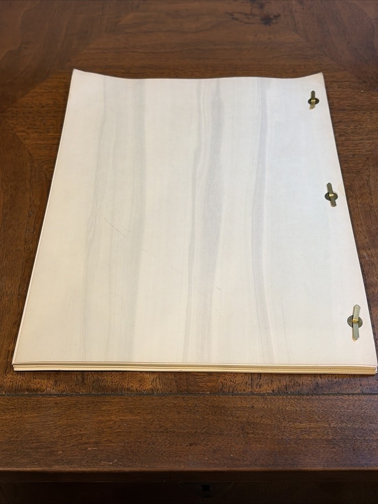 Vintage Unproduced Screenplay “Two Algerian Knights” Script LA