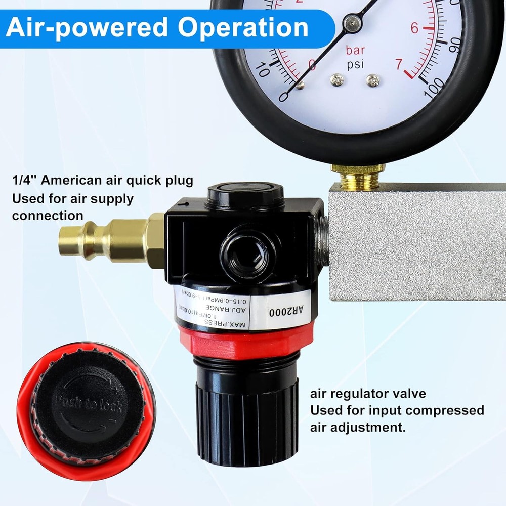 Cylinder Leak Down Tester Small Engine Combustion Kit