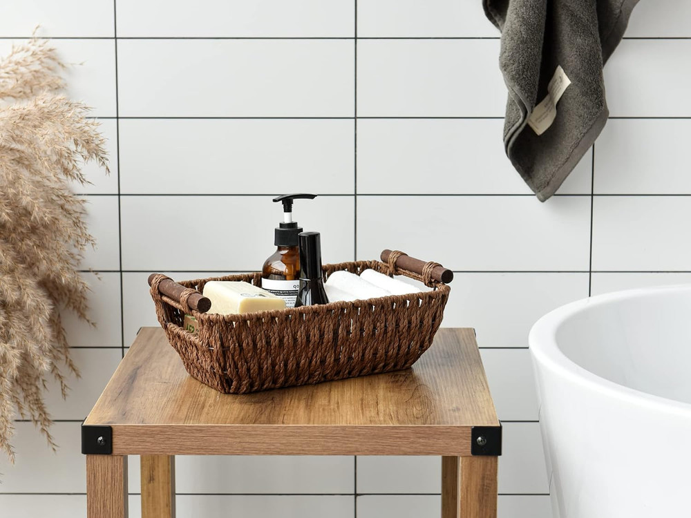 round Paper Rope Storage Baskets