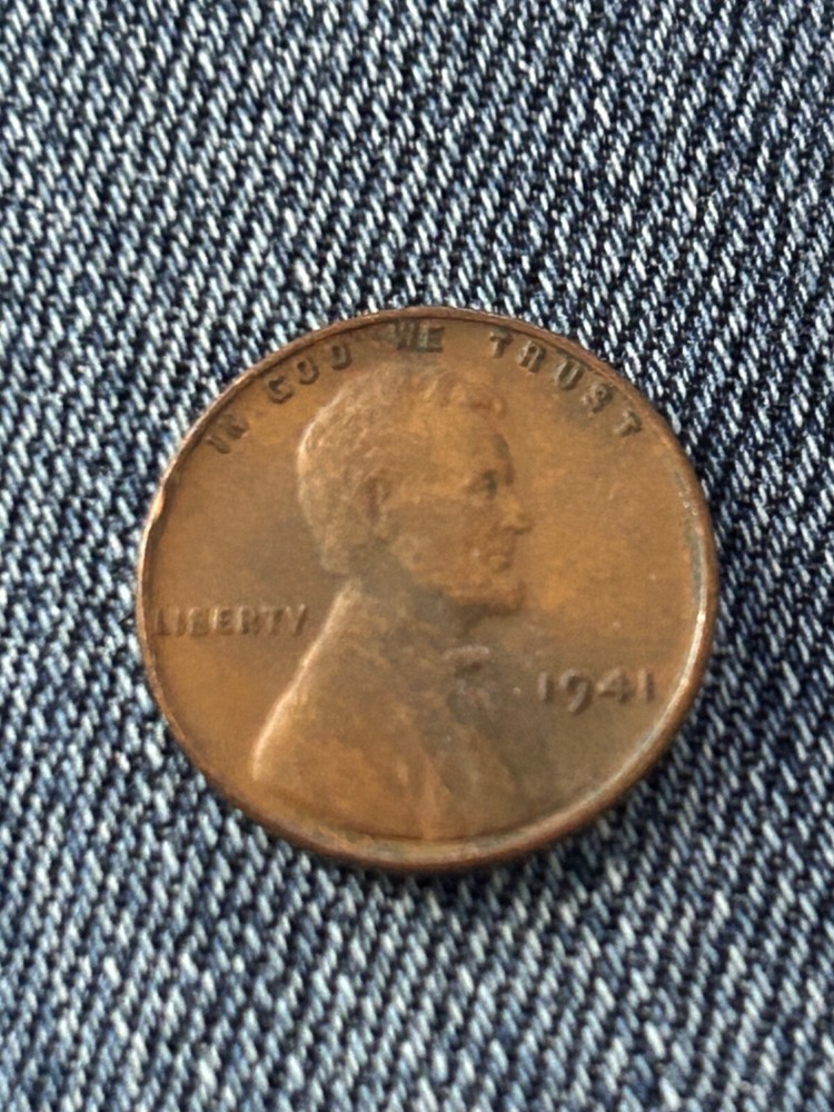 1941 wheat penny no mint mark error