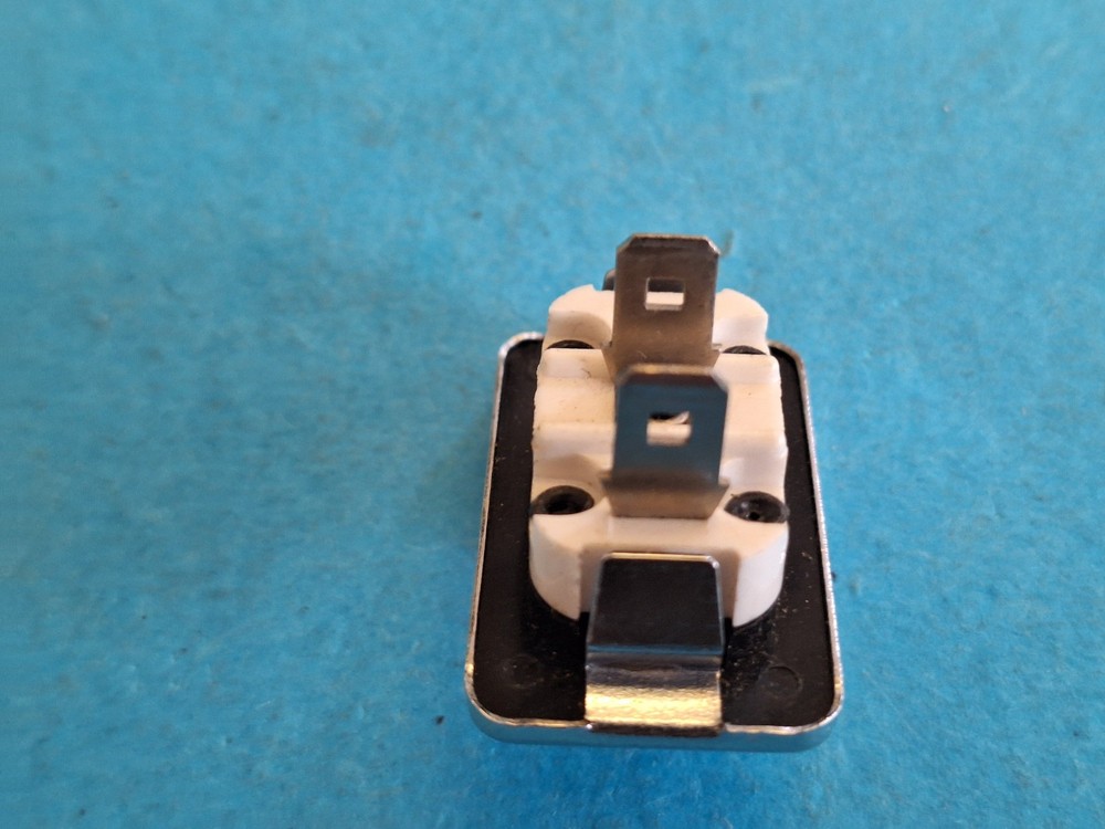 Slide switch ~ Single Pole On / Off ~ Chrome facia