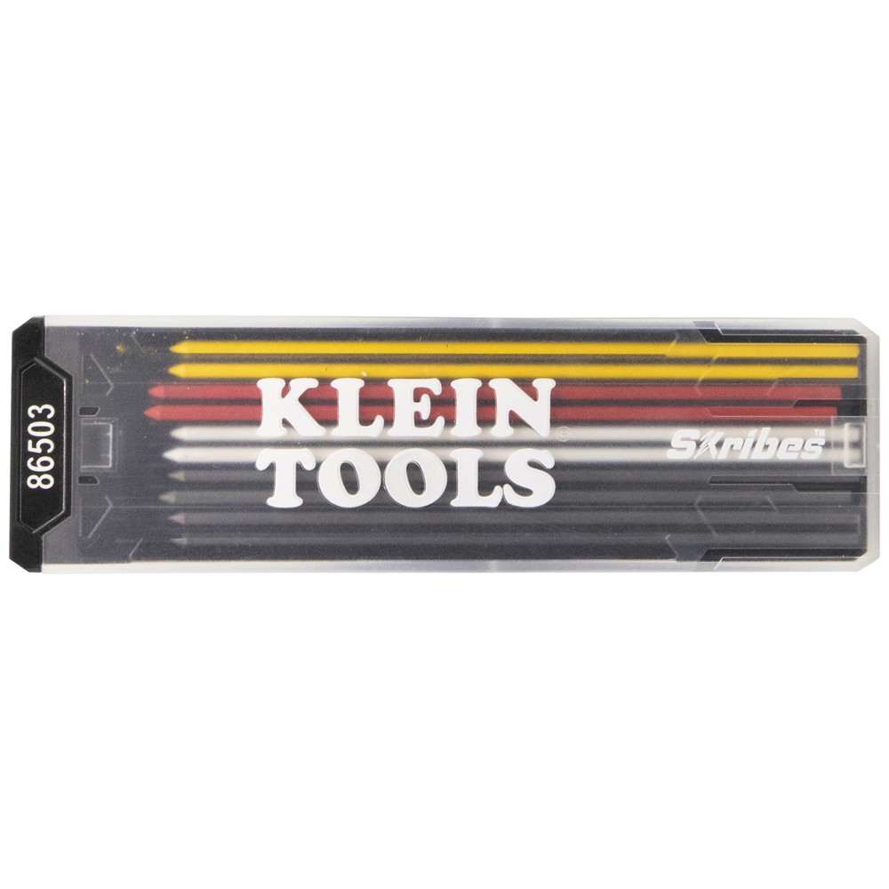 Klein Tools 86503 Skribes Multi-Color Replacement Leads 10-Pack 2.8mm