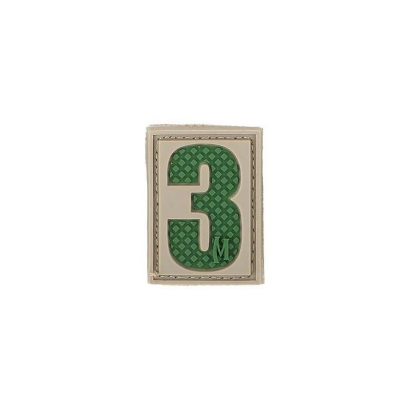 Number 3 Morale Patch - Arid - 0.84" x 1.18"