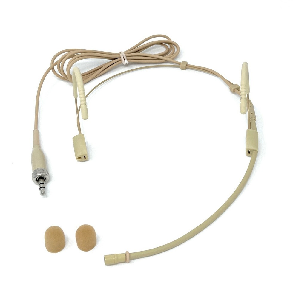 Double Earhook Headset Omnidirectional Microphone for Sennheiser Transmitters