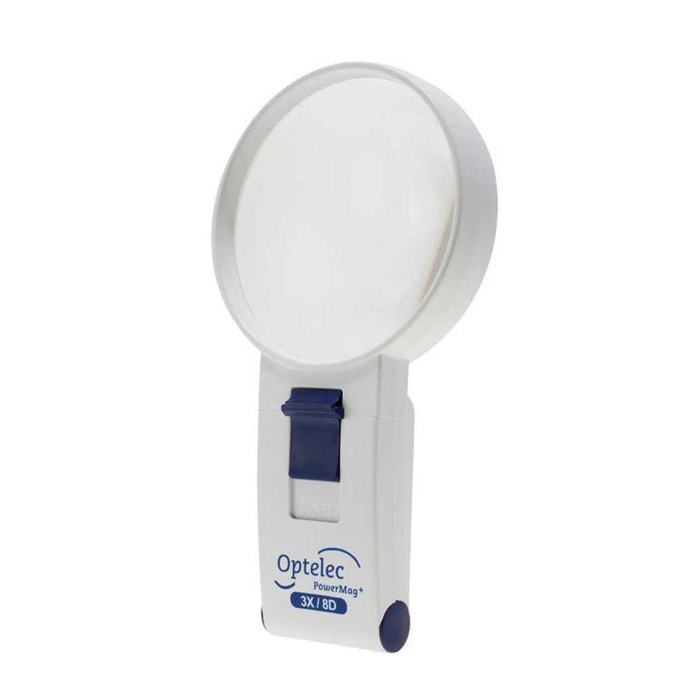 Power Mag 3X LED Handheld Magnifier