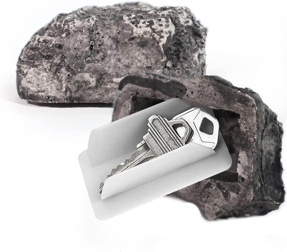 Hide a Key Rock Key Holder