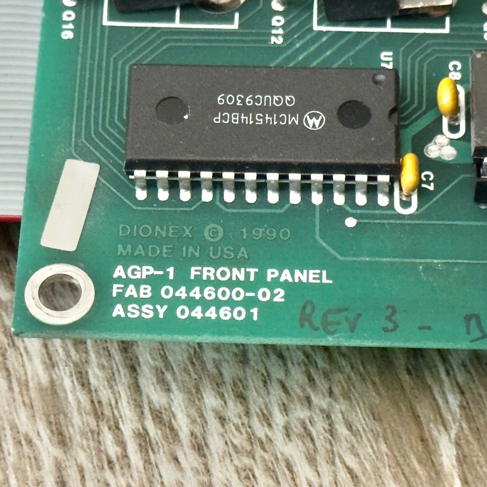 Dionex AGP-1 Gradient Pump Front Panel Display Circuit Board Tested Working