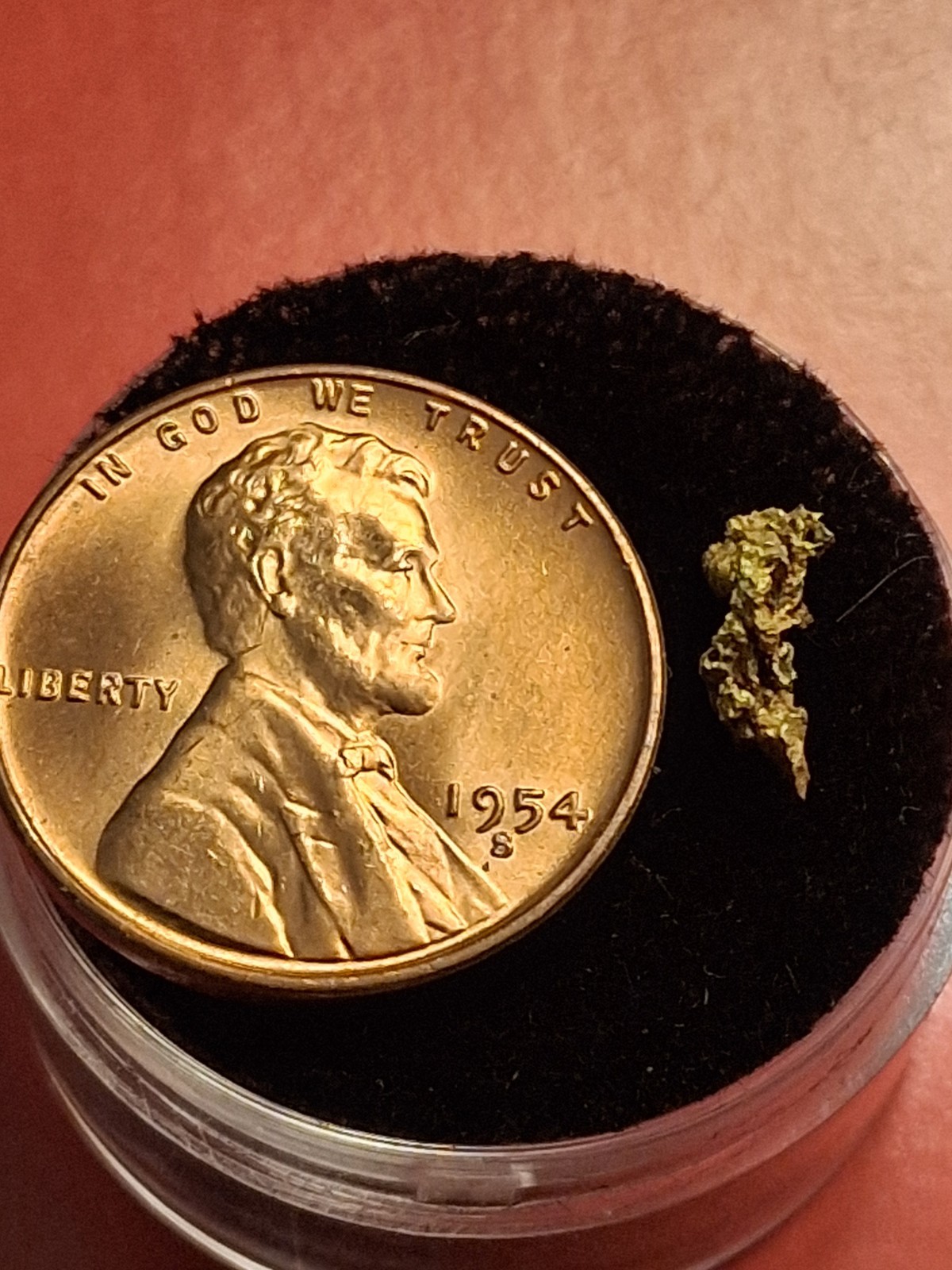 Crystalline Gold Nugget 0.294g from Kansas Twister Paydirt