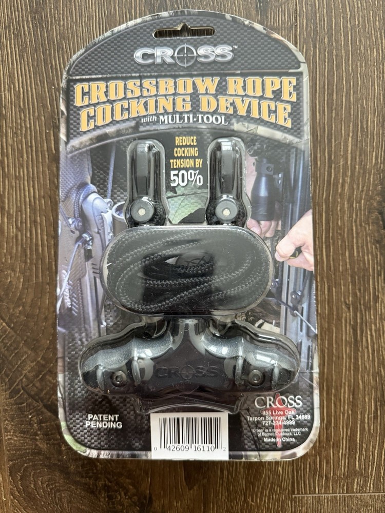 Barnett Cross Crossbow Rope Cocking Device with Multi-Tool New