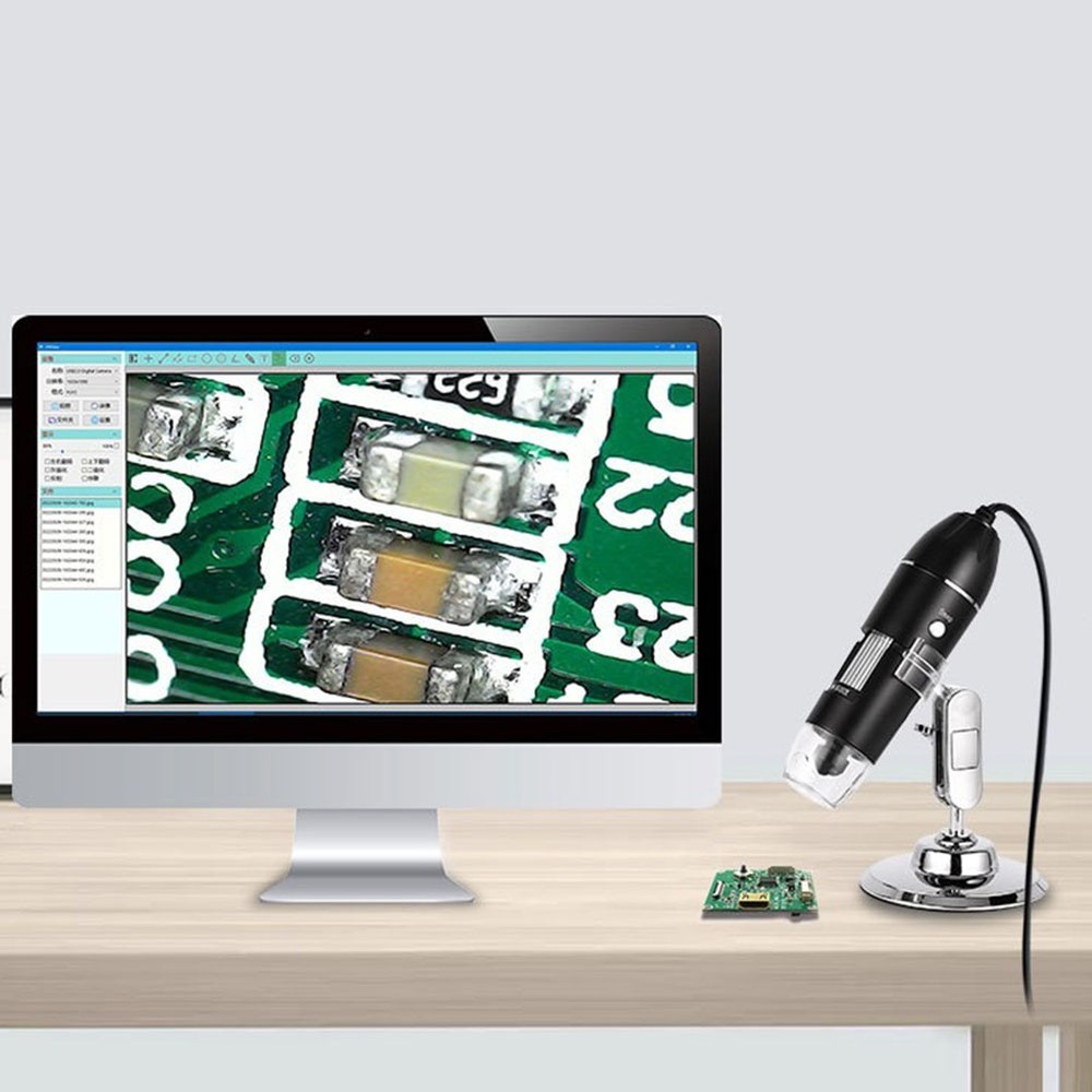 1600X USB Wired Microscope Camera Magnifier Digital Android Phone Mac Windows 10