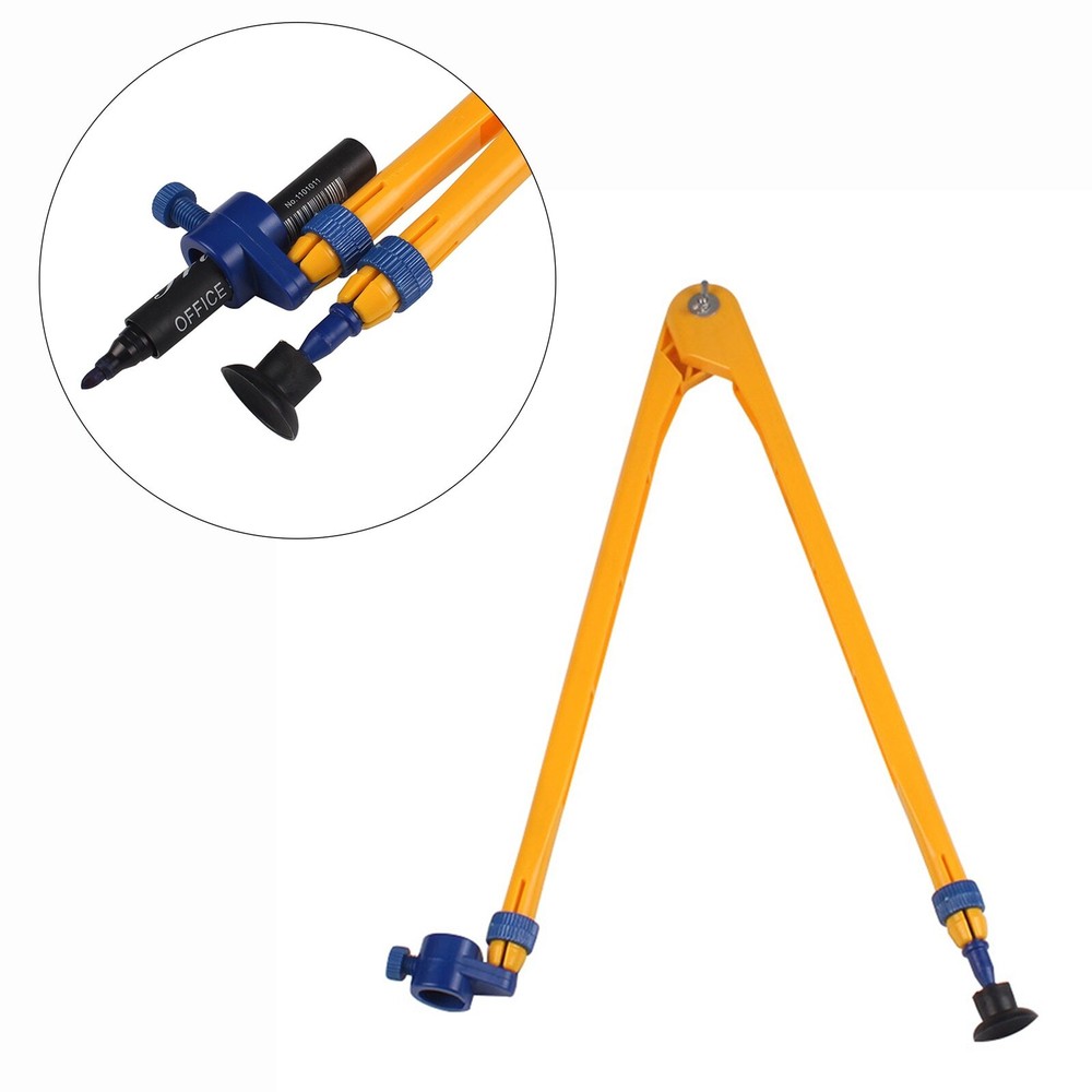 Drawing Tool Compass Plastic School Supply Ruler Set for Math Geometry Tool