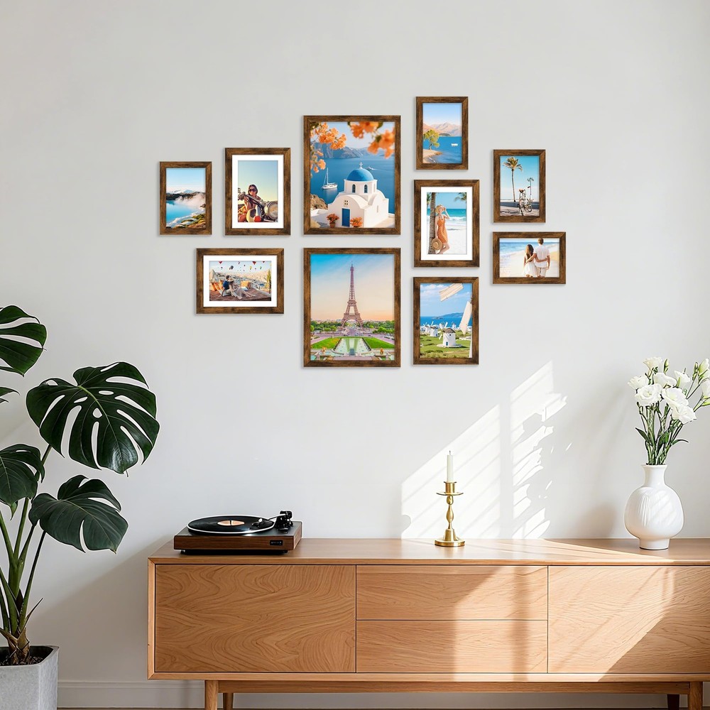 Picture Frames Collage Wall Decor for Photo Gallery Display, Assorted Picture...