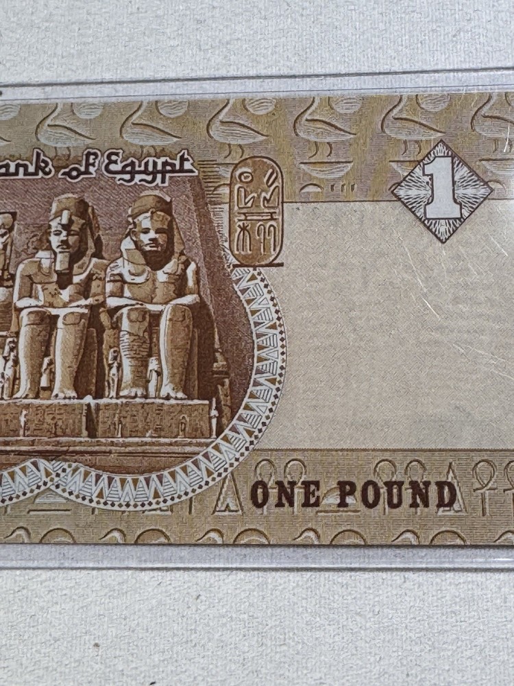 1981 Egypt 1 Pound Banknote P# 50a