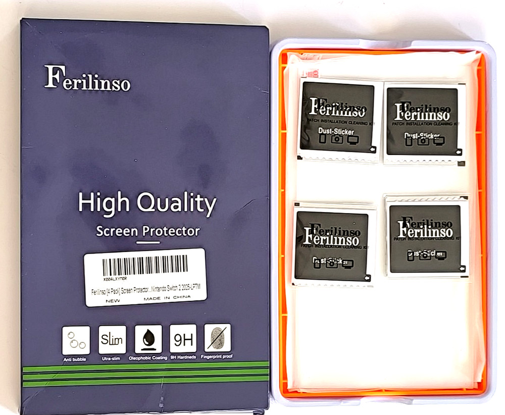 4 Pack High Quality Screen Protector For Nintendo Switch 2 2005-LPTM
