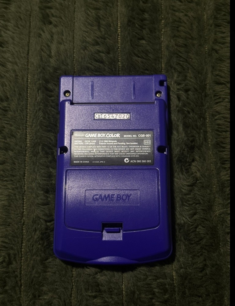PURPLE GAMEBOY COLOUR