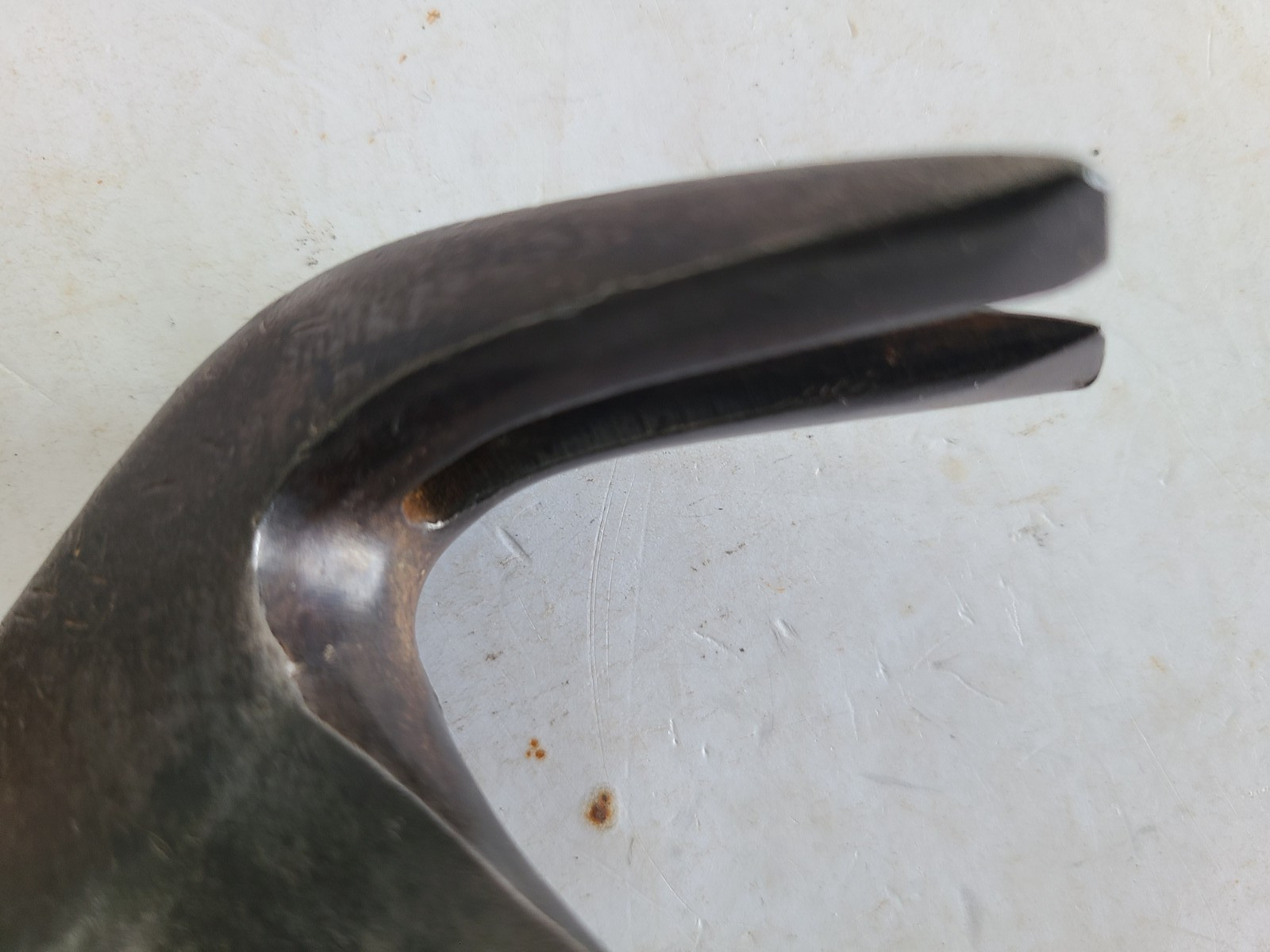 Estwing Curved Claw Hammer 16 oz Stacked Leather Handle 12 3/8" Vintage USA Made