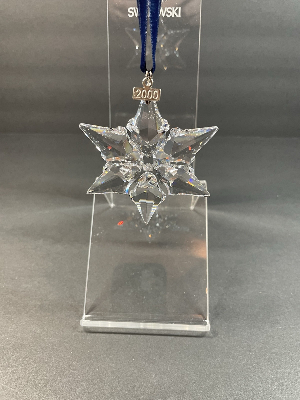 Swarovski Crystal 2000 Large Annual Edition Christmas Holiday Ornament 243452