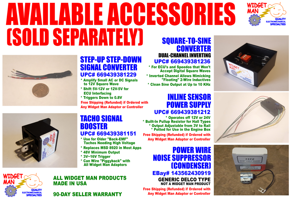 PROGRAMMABLE RPM WINDOW SWITCH, learns everything it needs from your engine!