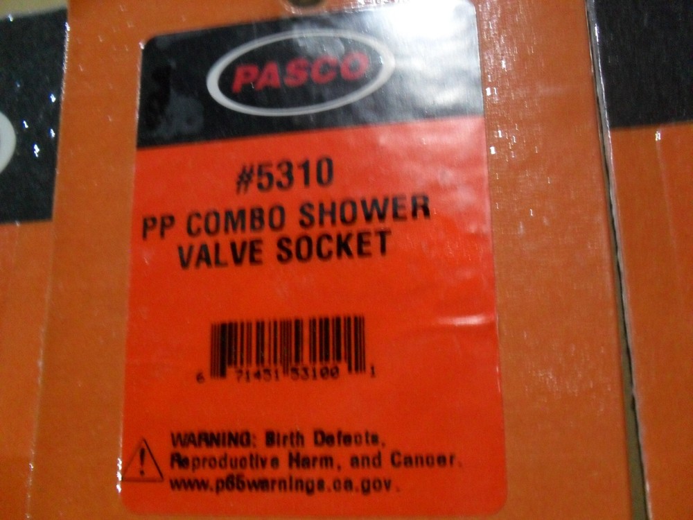 Pasco 5310 Shower valve Socket wrench tool