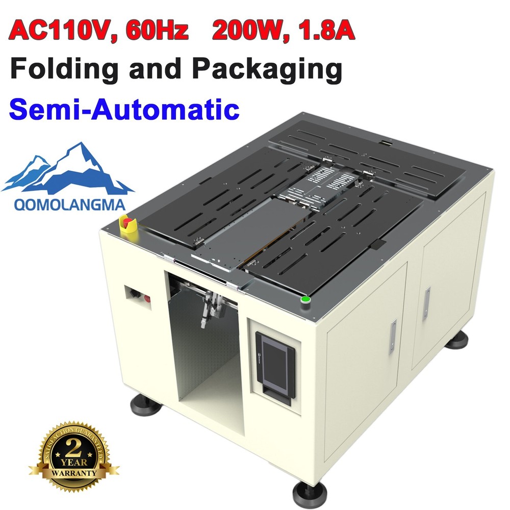 US Clothes Folding Stacking Bagging Folding Packaging Machine