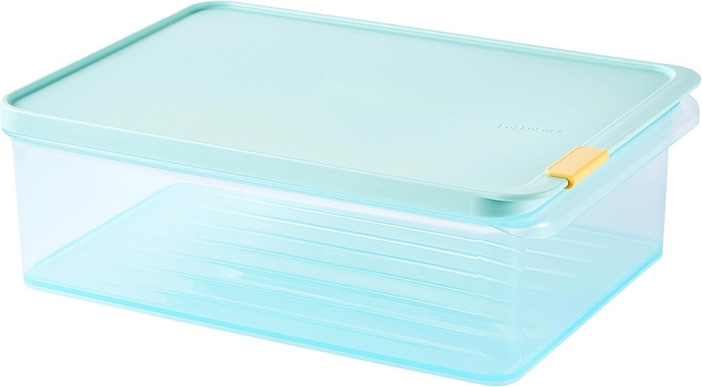 LocknLock Freezer Fit Plastic Containers | 3500ml, Light Blue