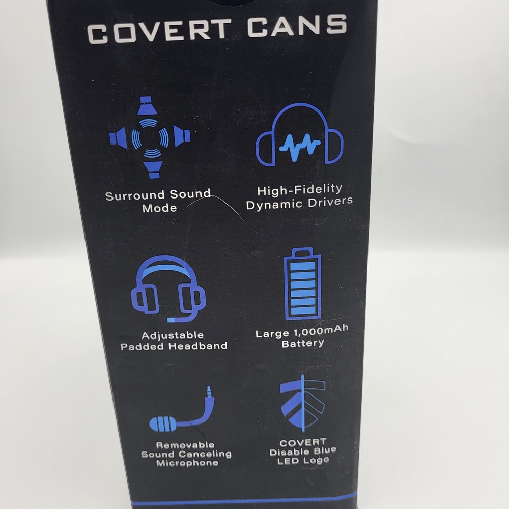 Eluktronics Covert Cans Wireless Gaming Headset - Open Box