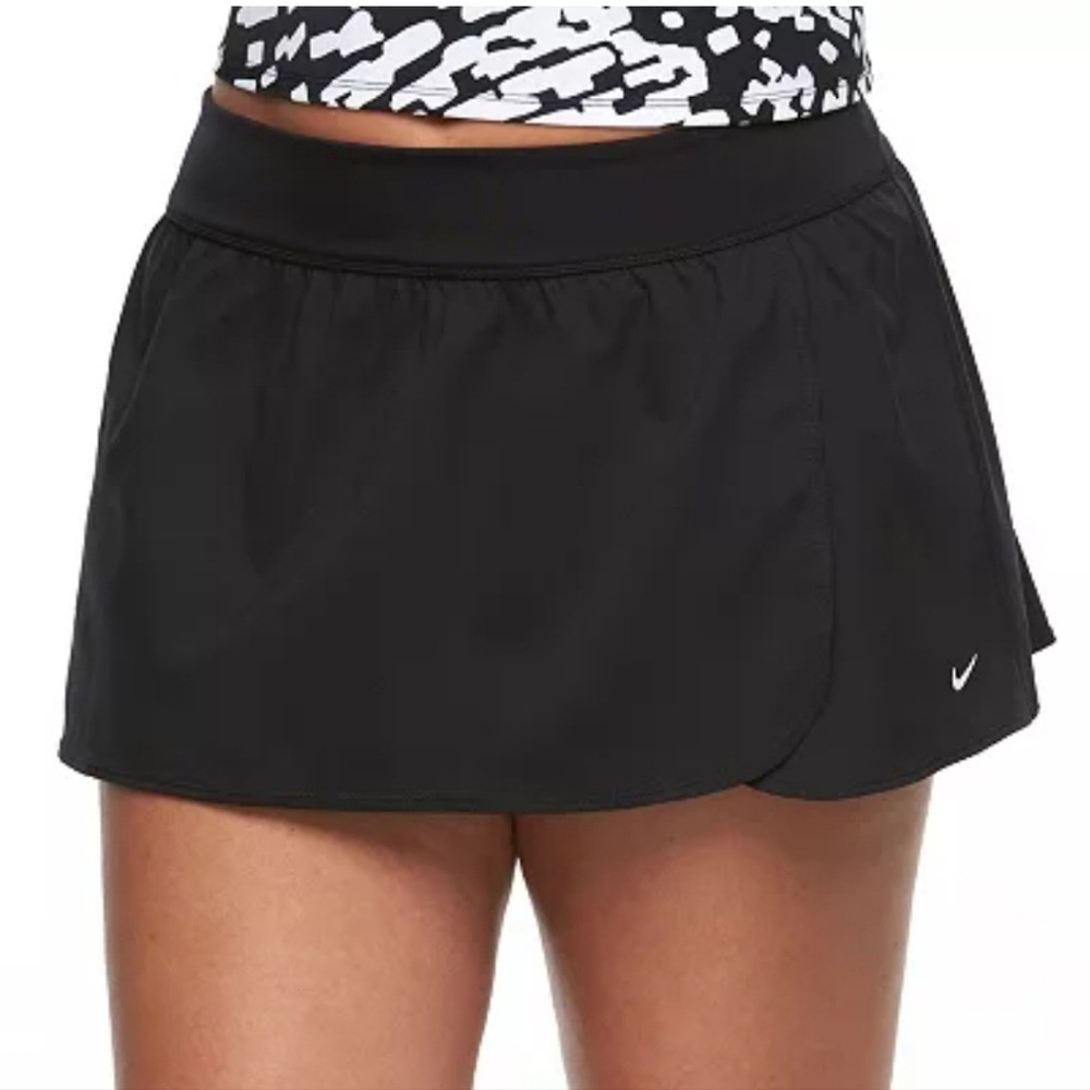 Nike Women's Plus Size 3x Element Solid Swim Boardskirt Black