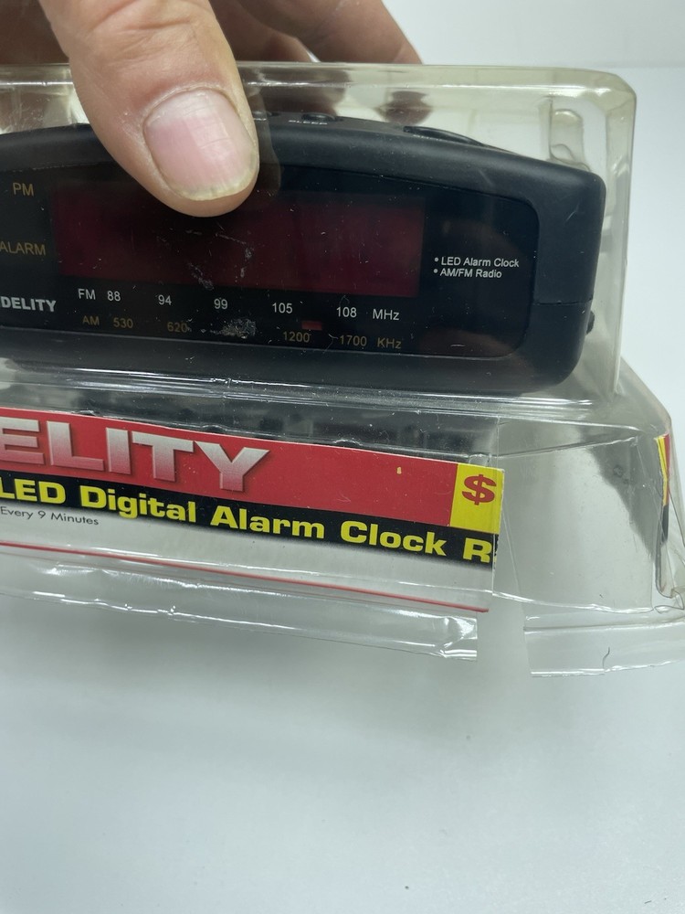 Fidelity AM/FM LED Digital Alarm Clock