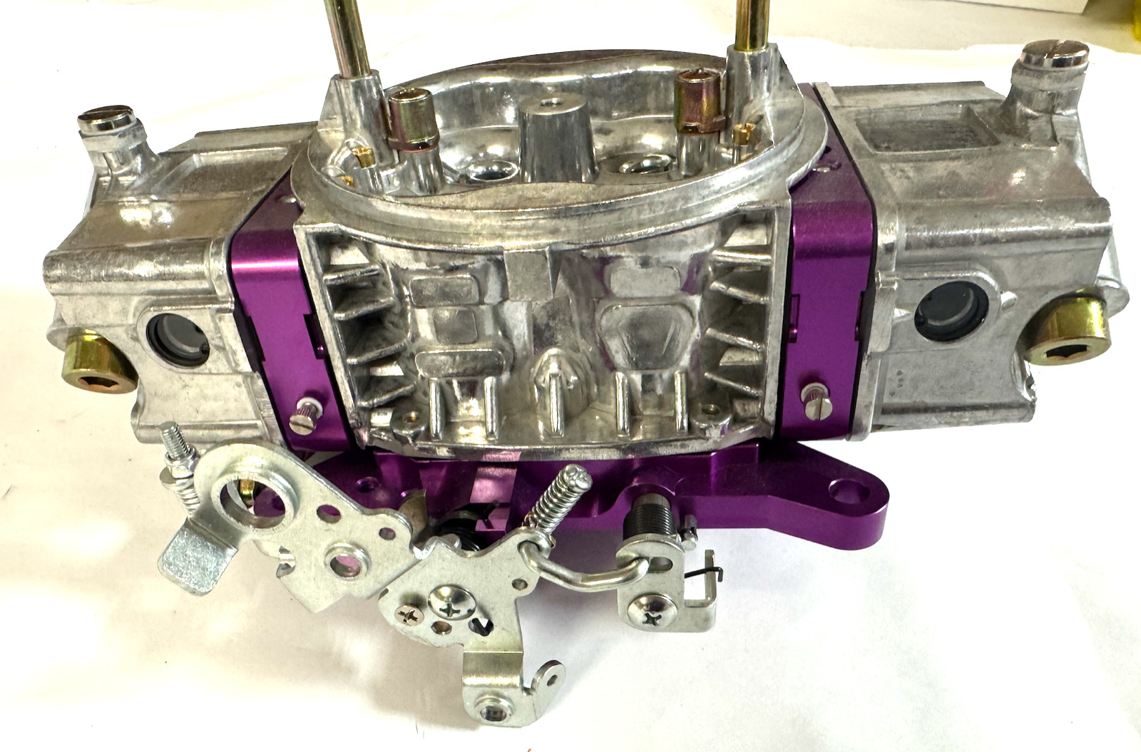 850 Carb Holley Style 850HP 4 Barrel Double Pump Pumper Carburetor PURPLE SATIN