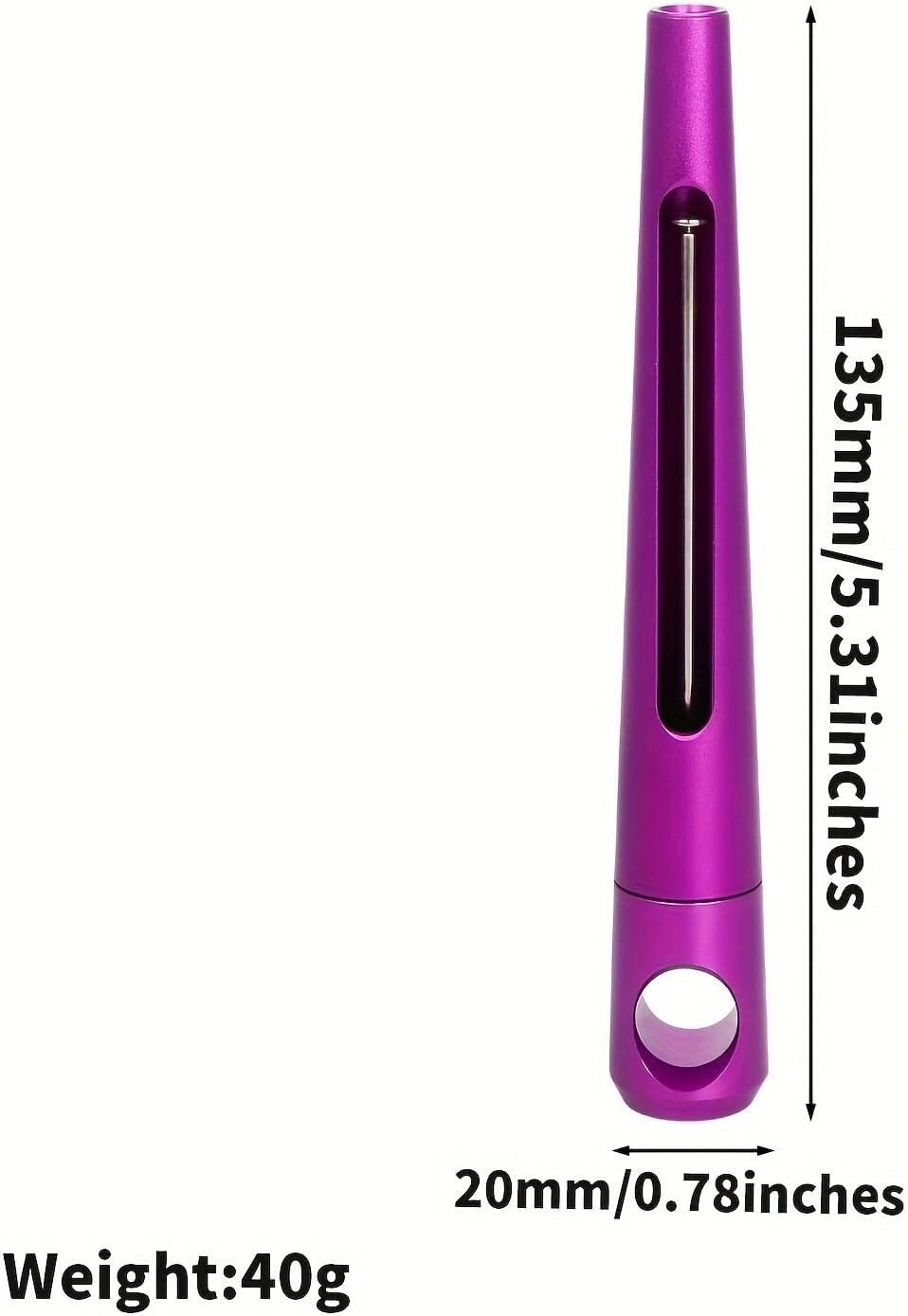 Metal Cone Pre Roller, Colorful Aluminium Alloy Cone Rolling Tool, Portable