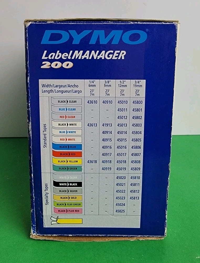 DYMO LabelMANAGER 200 Label Maker With Power Suppy.