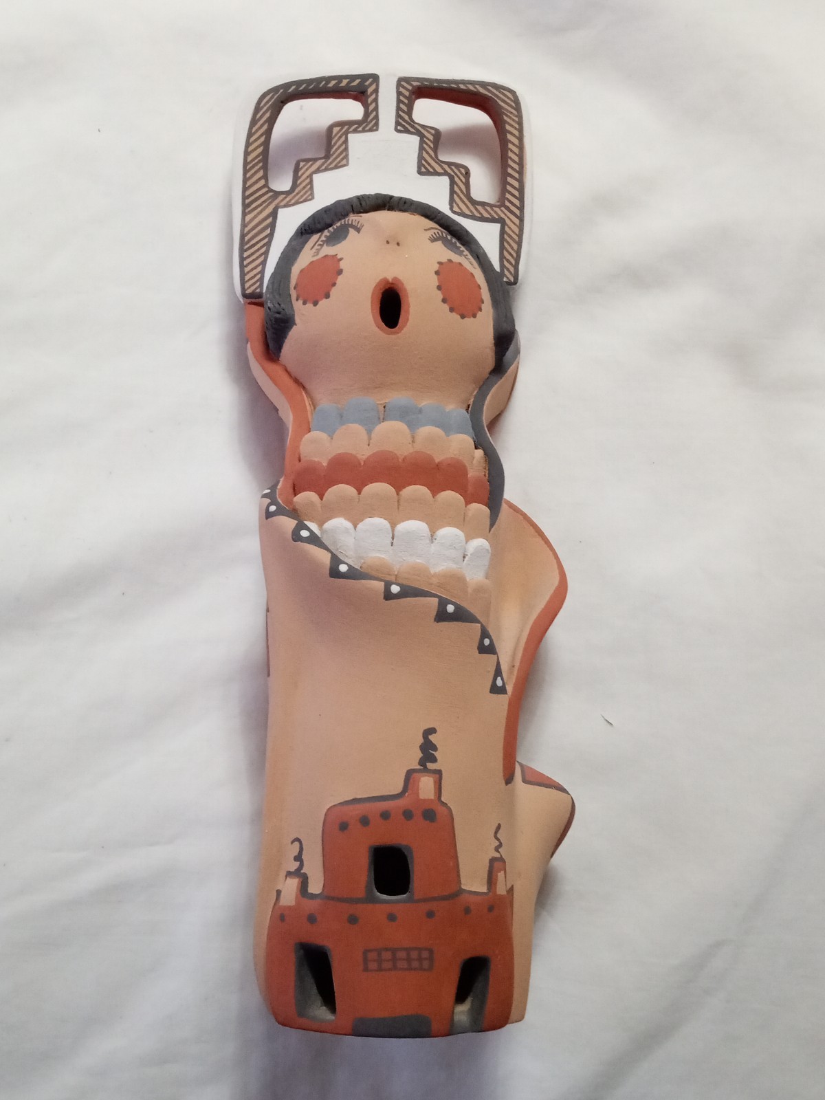 Native American Jemez Pottery Storyteller Set, Emily Fragua Tsosie & Caroline Sa