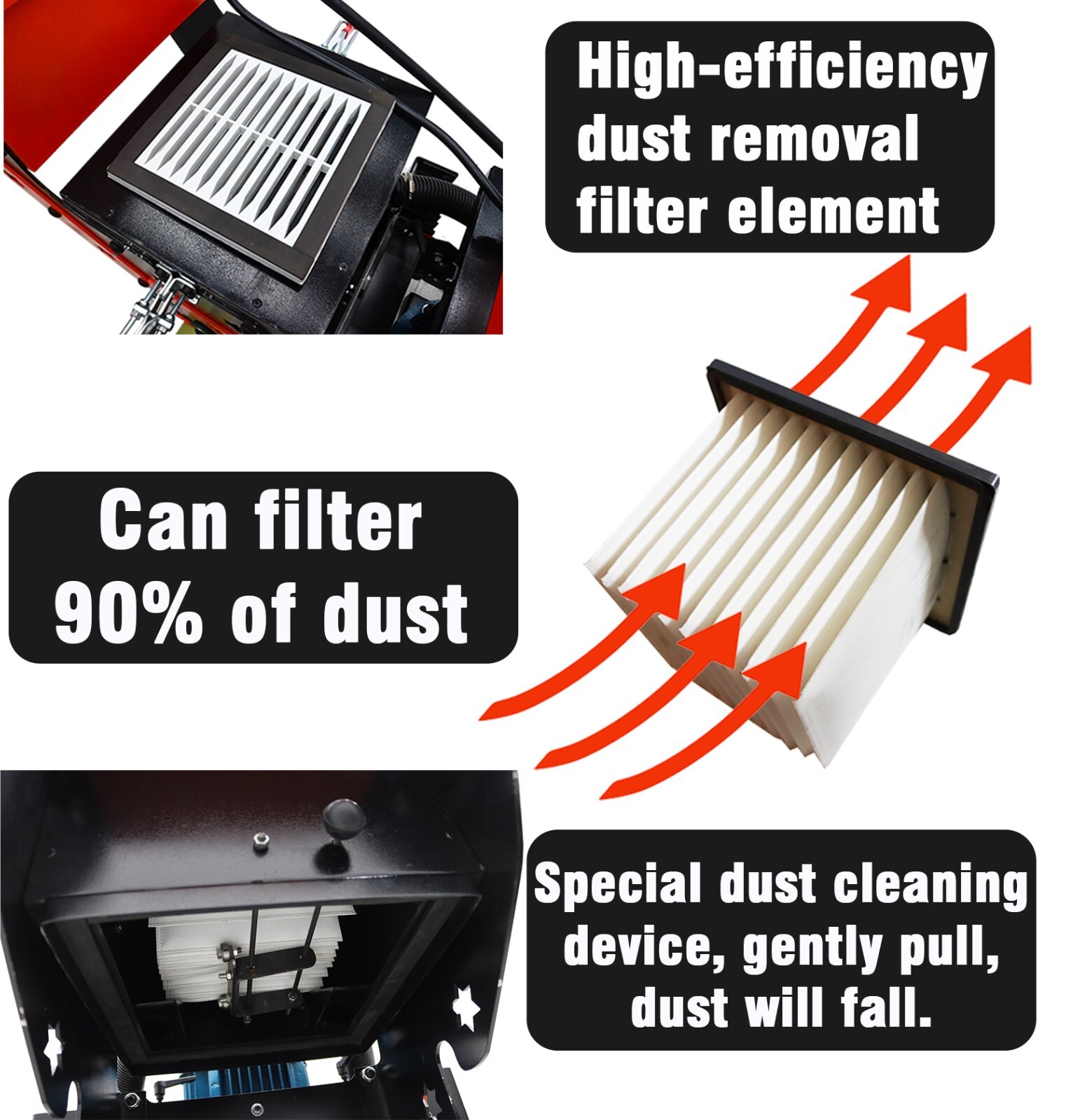 Hand-push Cement Concrete Ground Grinder Polishing Buffer Machine 220V w/6 Discs