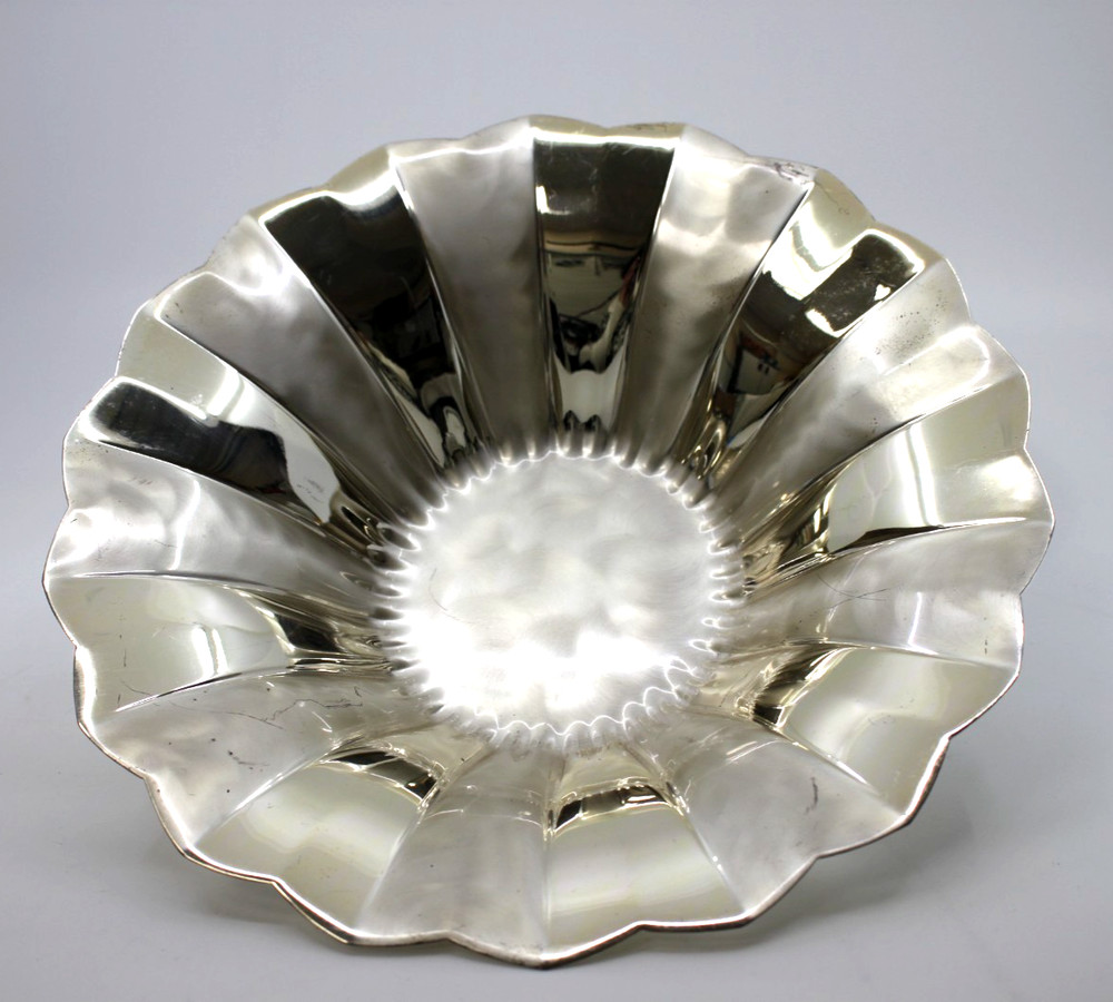 WMF IKORA Silverplate Footed Bowl Germany 9.25"in diameter