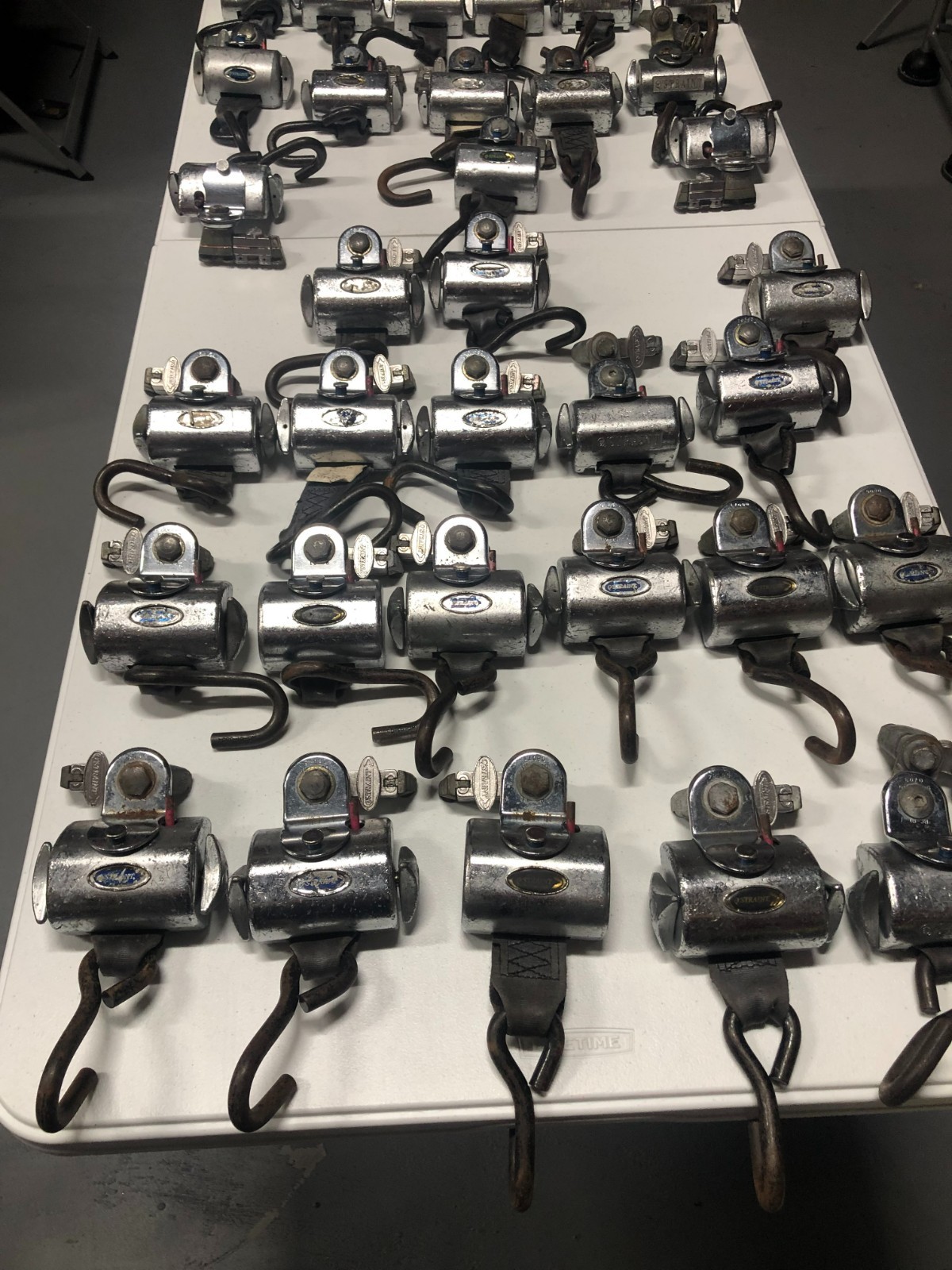 Q'Straint Wheelchair Securement tie Down Retractors.