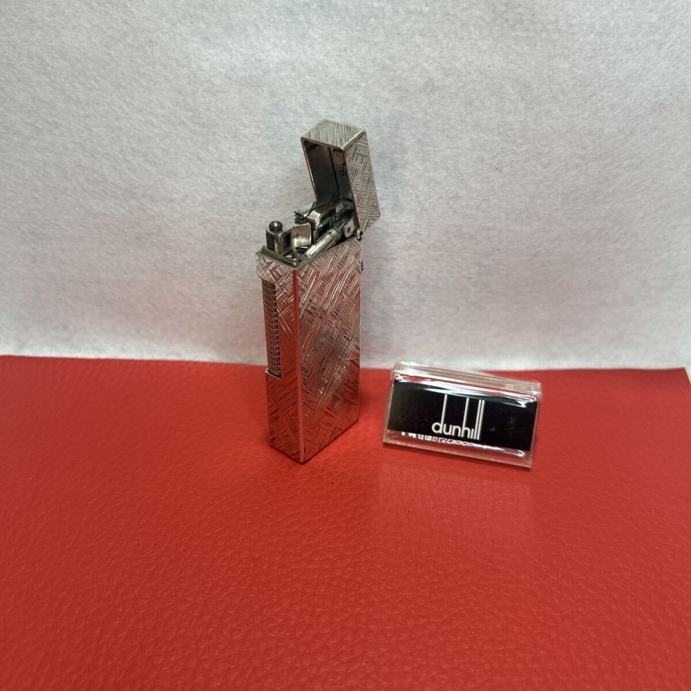Overhauled Dunhill Rollagas lighter Silver d mark without box